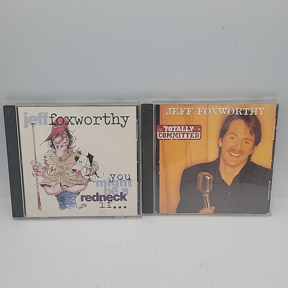 Jeff Foxworthy Totally Committed & You Might Be A Redneck CD Lot 2 Pack Comedy